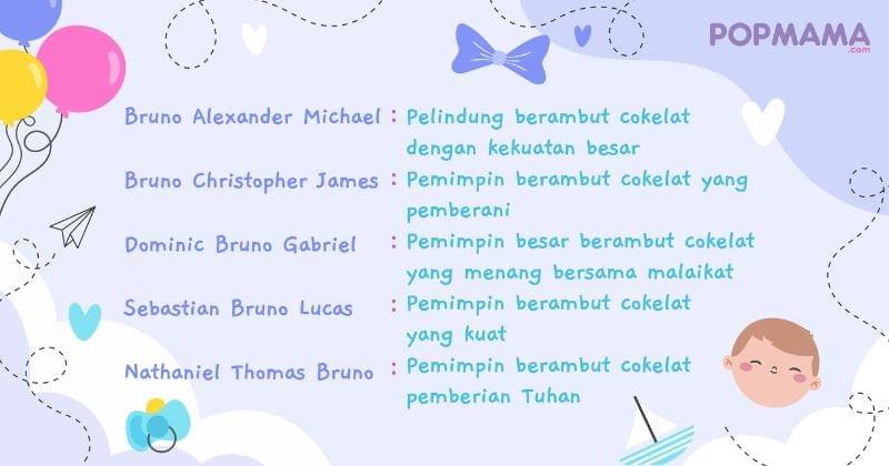 Nama bayi laki-laki dari Bruno - Popmama.com/Aristika Medinasari